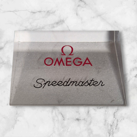 Omega Speedmaster Plaque Watch Window Display sign - USED