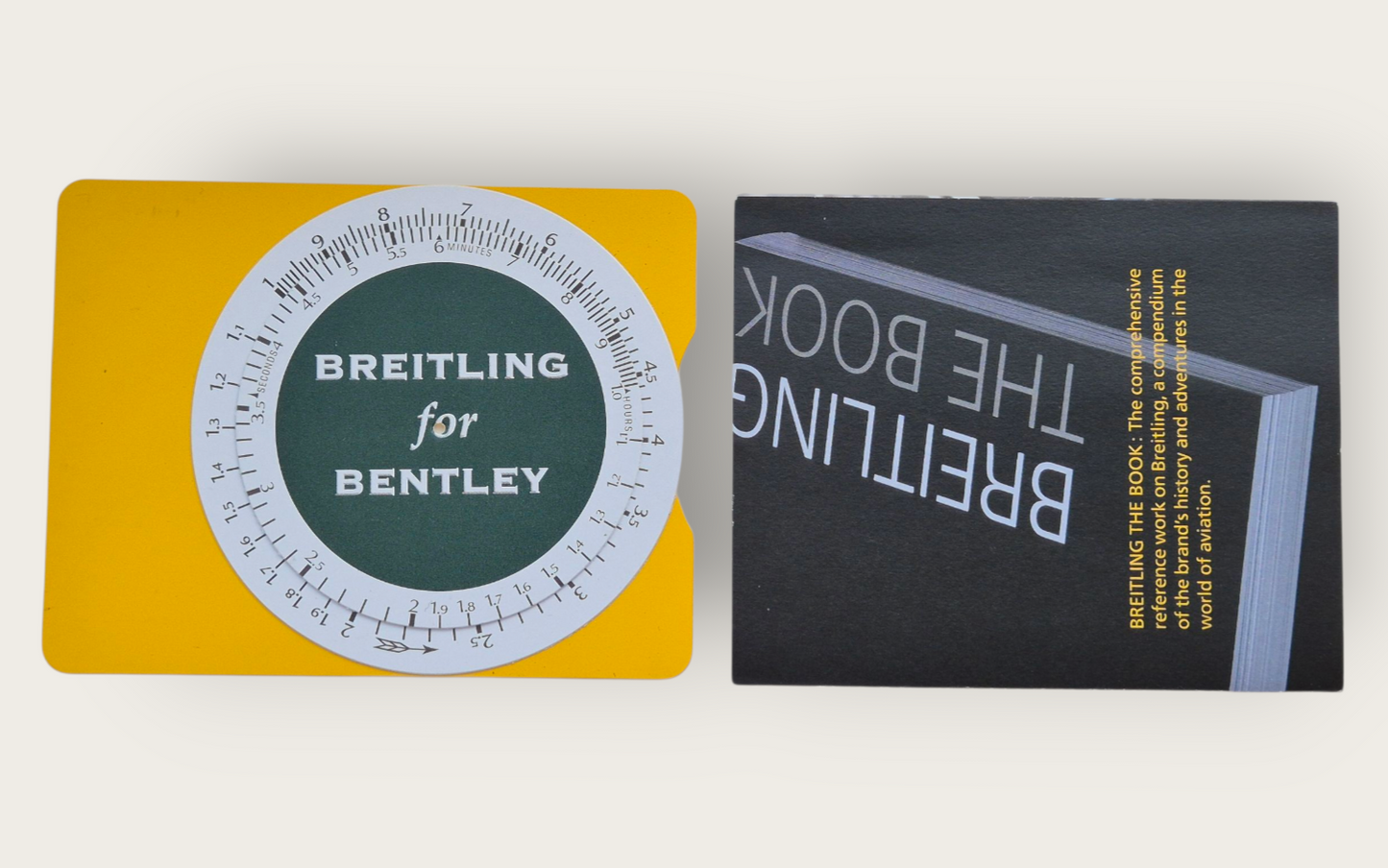 Breitling for Bentley 6.75 Instruction Manual + Slide rule B391.0710.4 2010 July