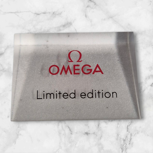 Omega Limited Edition Plaque Watch Window Display sign - USED