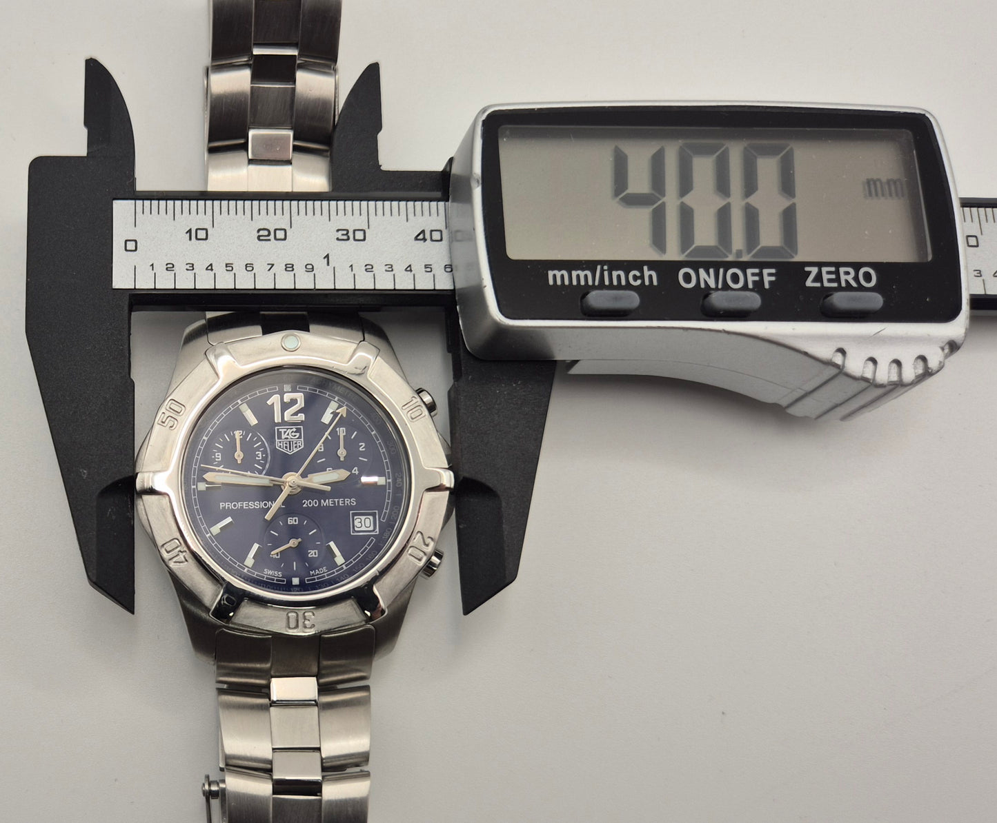 TAG Heuer CN1112 2000 Exclusive Chronograph 40mm Quartz watch Box & Papers 2004