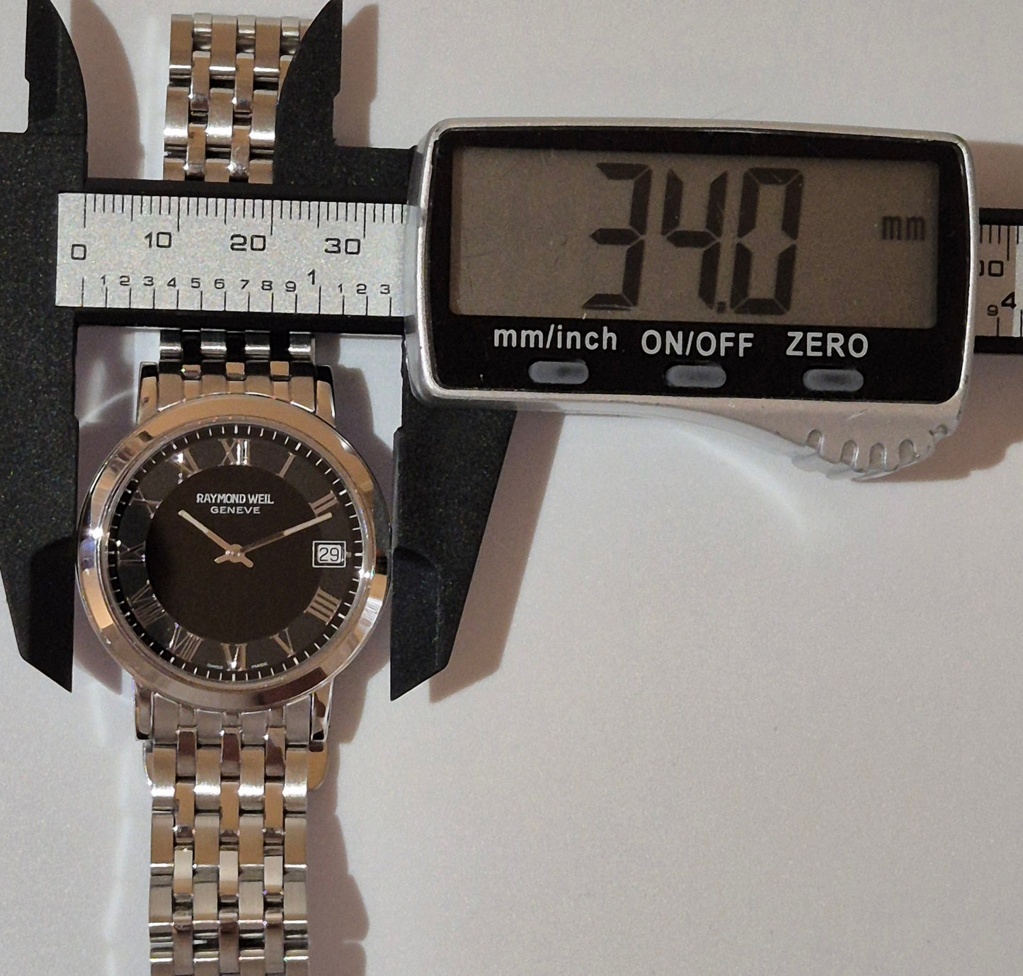 Raymond Weil 5593 Toccata Quartz Watch 34mm Box & Papers 2009