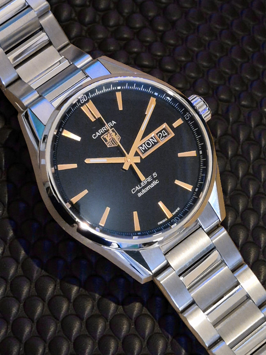 TAG Heuer Carrera WAR201C Day-Date 41mm Box & Papers 2015