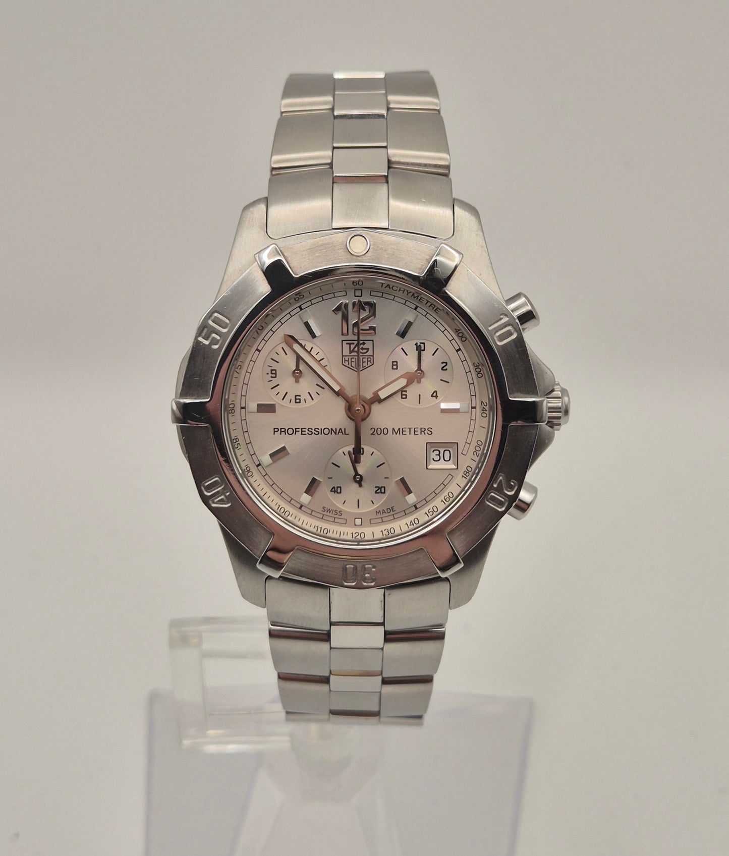 TAG Heuer CN1111 2000 Exclusive Chronograph 40mm Quartz watch Box & Papers 2002