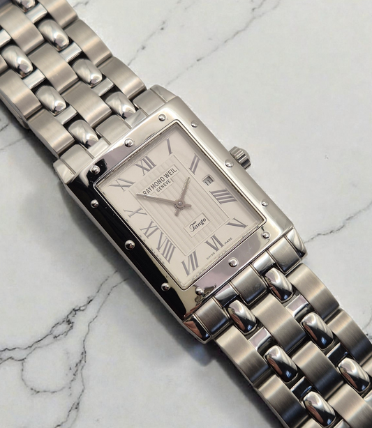 Raymond Weil Tango 5380 27.5mm Quartz Watch Box & Papers 2002