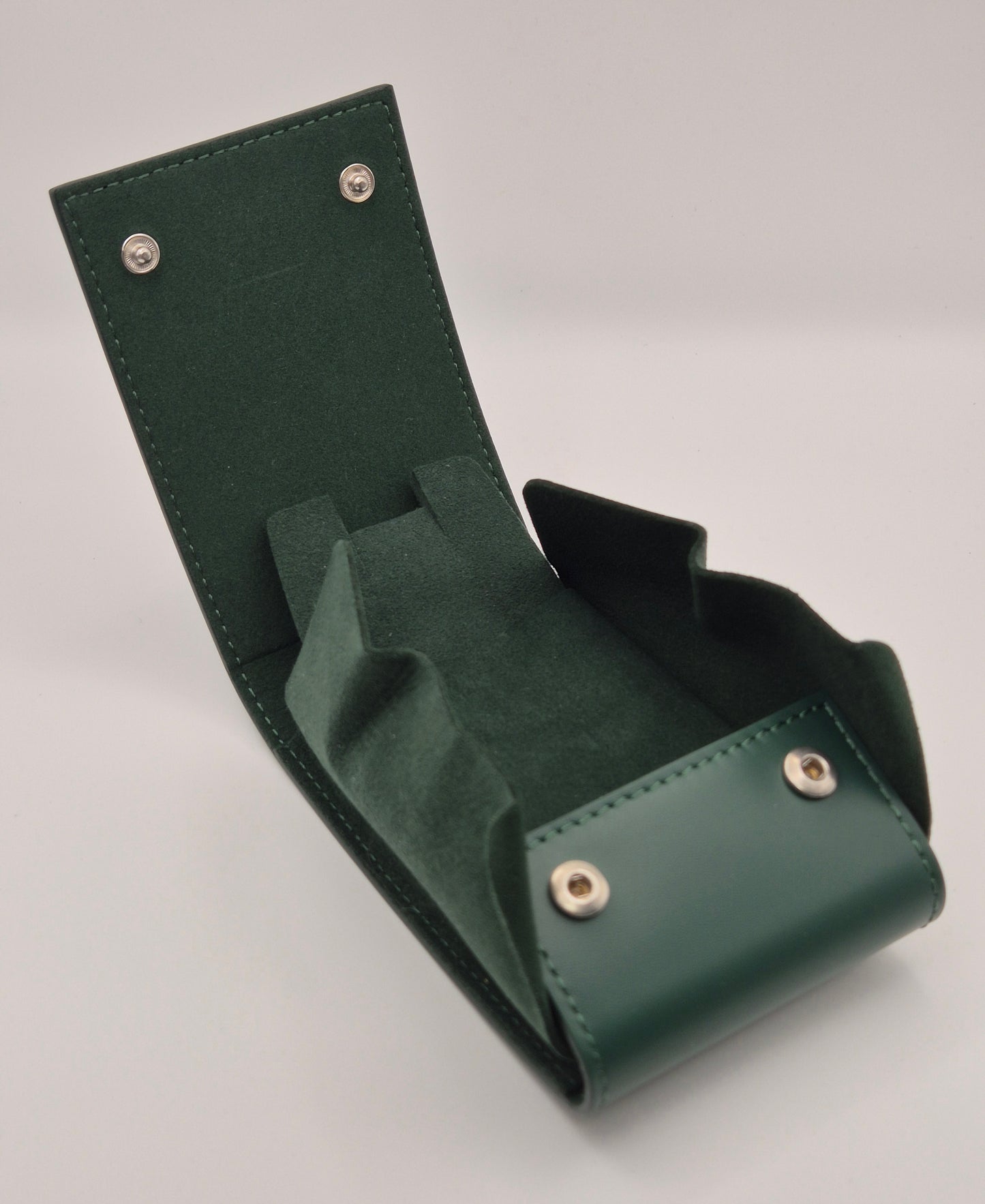 Rolex Green leather service / travel case with outer box circa 2020+