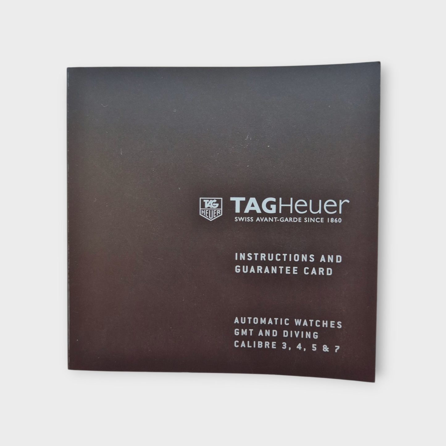 TAG Heuer Automatic, GMT & Diving Watches Calibre 3,4,5 & 7 Manual EI2332 2012 March