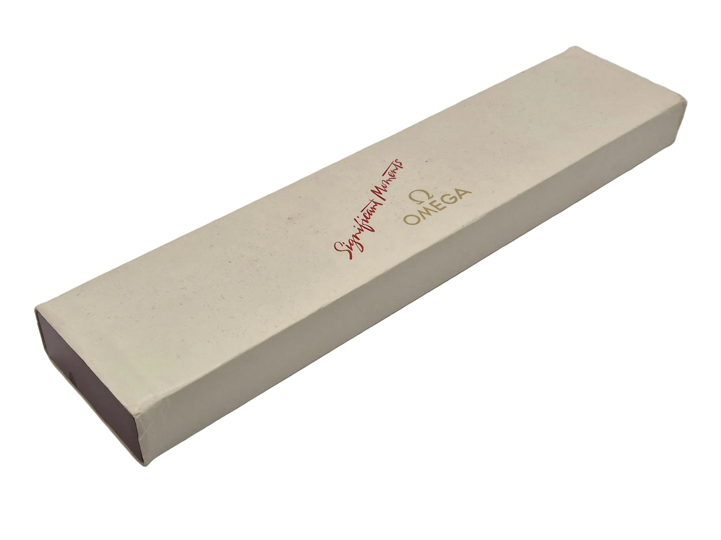 Vintage Omega watch box Long flat watch box Circa 1970s-1980s