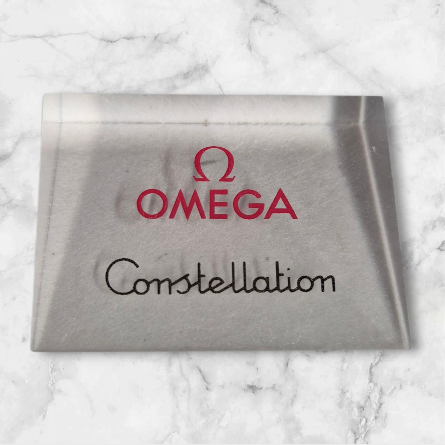 Omega Constellation Plaque Watch Window Display sign - USED