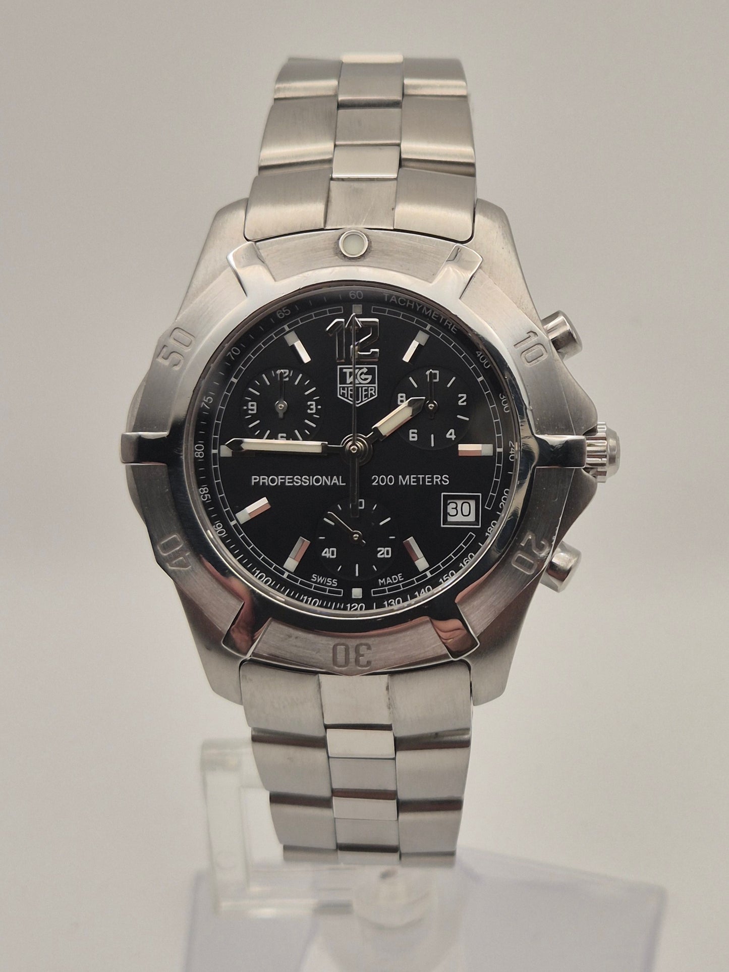 TAG Heuer CN1110 2000 Exclusive Chronograph 40mm Quartz watch Box & Papers