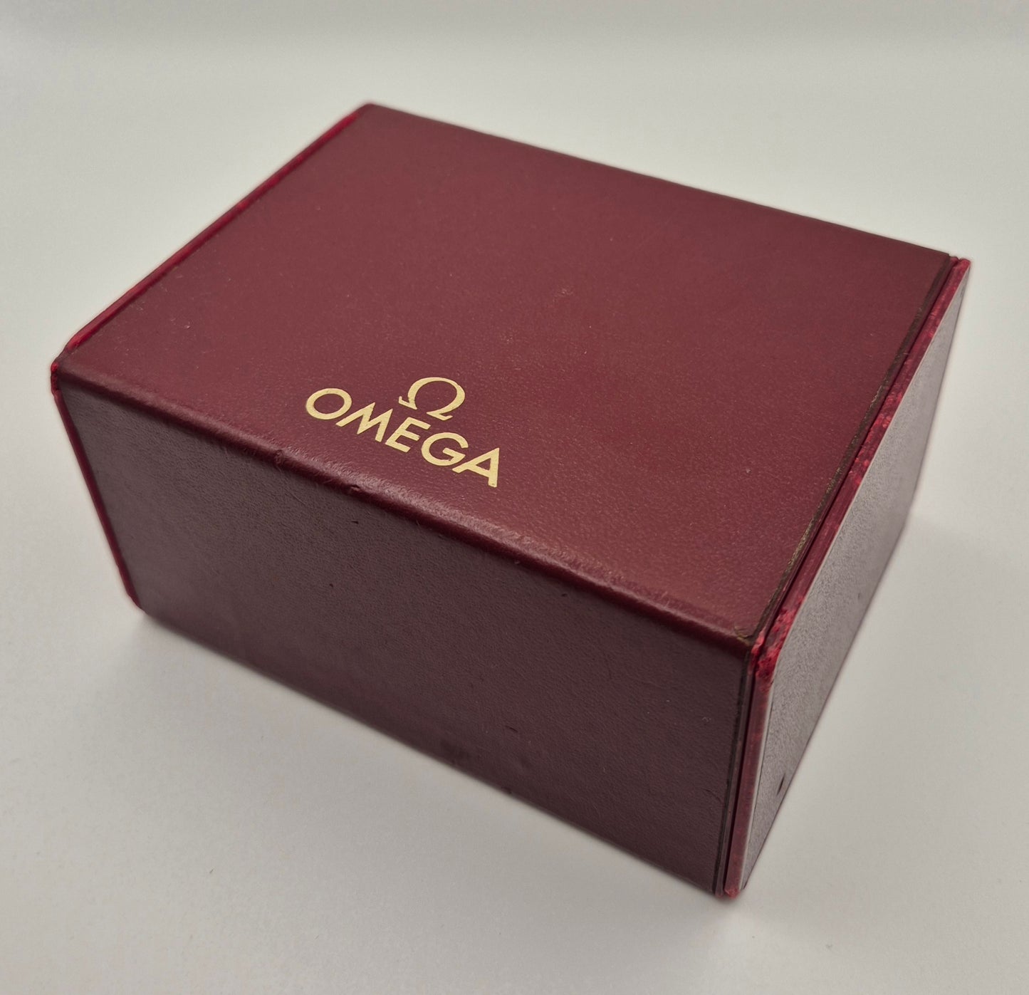 Vintage Omega watch box Dark red Omega watch box Circa 1970s-1980s