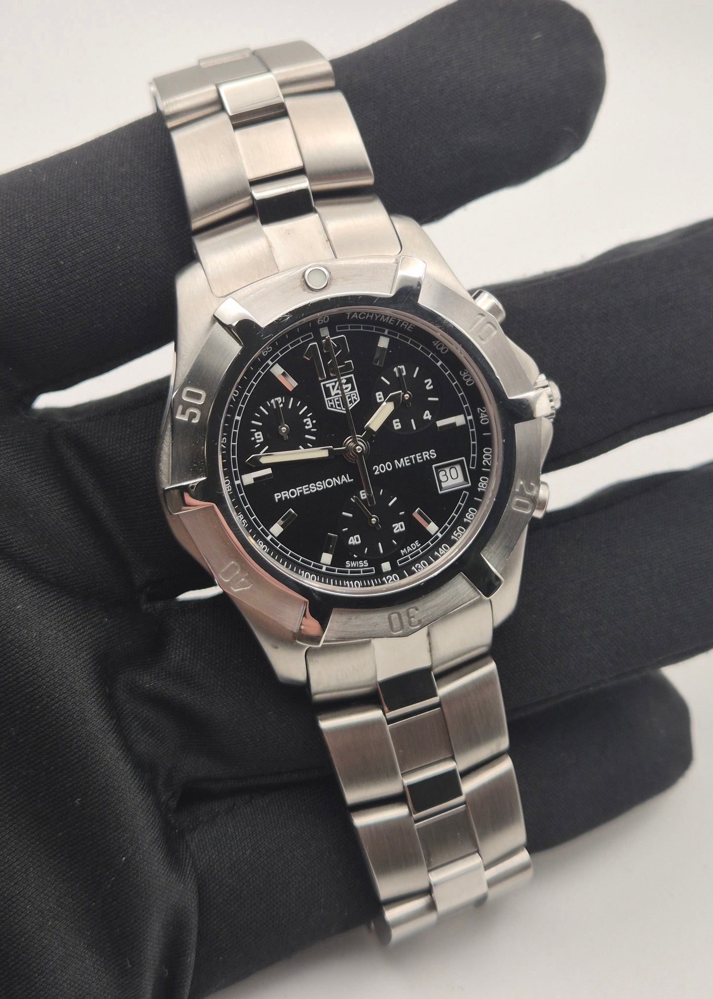 TAG Heuer CN1110 2000 Exclusive Chronograph 40mm Quartz watch Box & Papers