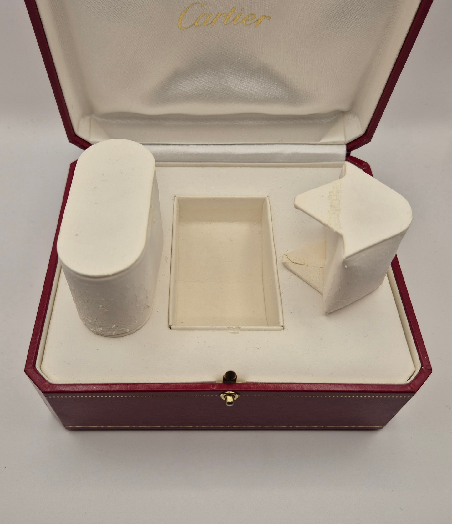 Cartier Watch box CO 1018 Red with gold lining Circa 2000s
