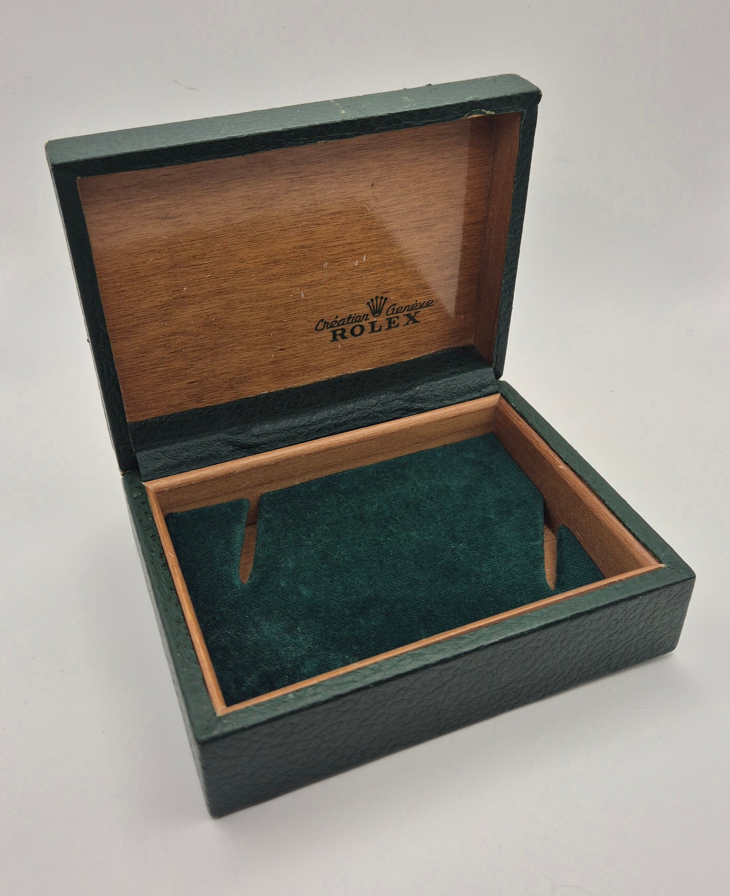 Rolex watch box Vintage "Coffin" shape & Manual circa 1974