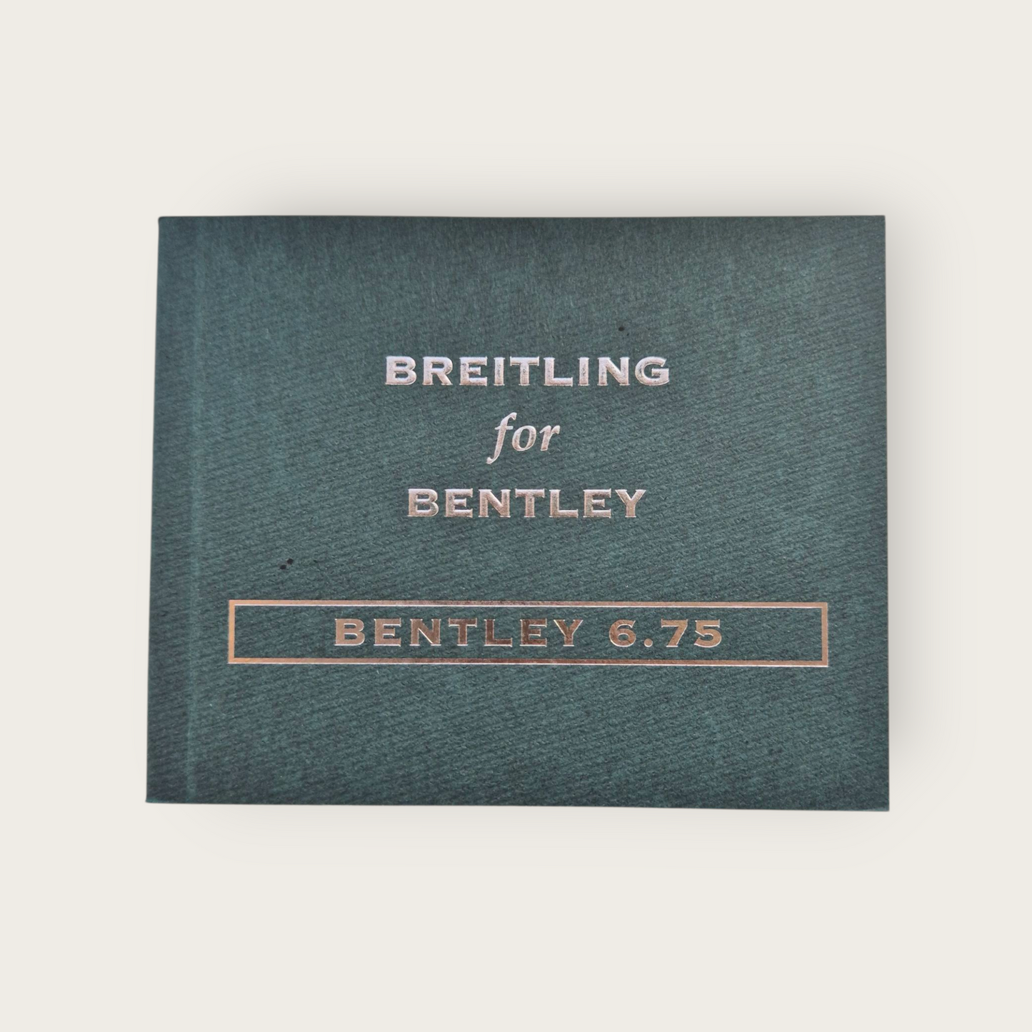 Breitling for Bentley 6.75 Instruction Manual + Slide rule B391.0710.4 2010 July