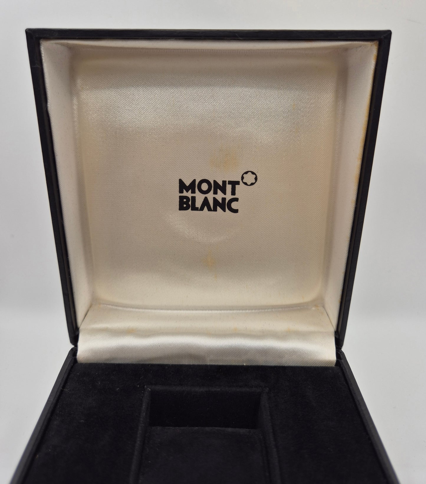 Montblanc watch box Black with gold trim Circa 2000s