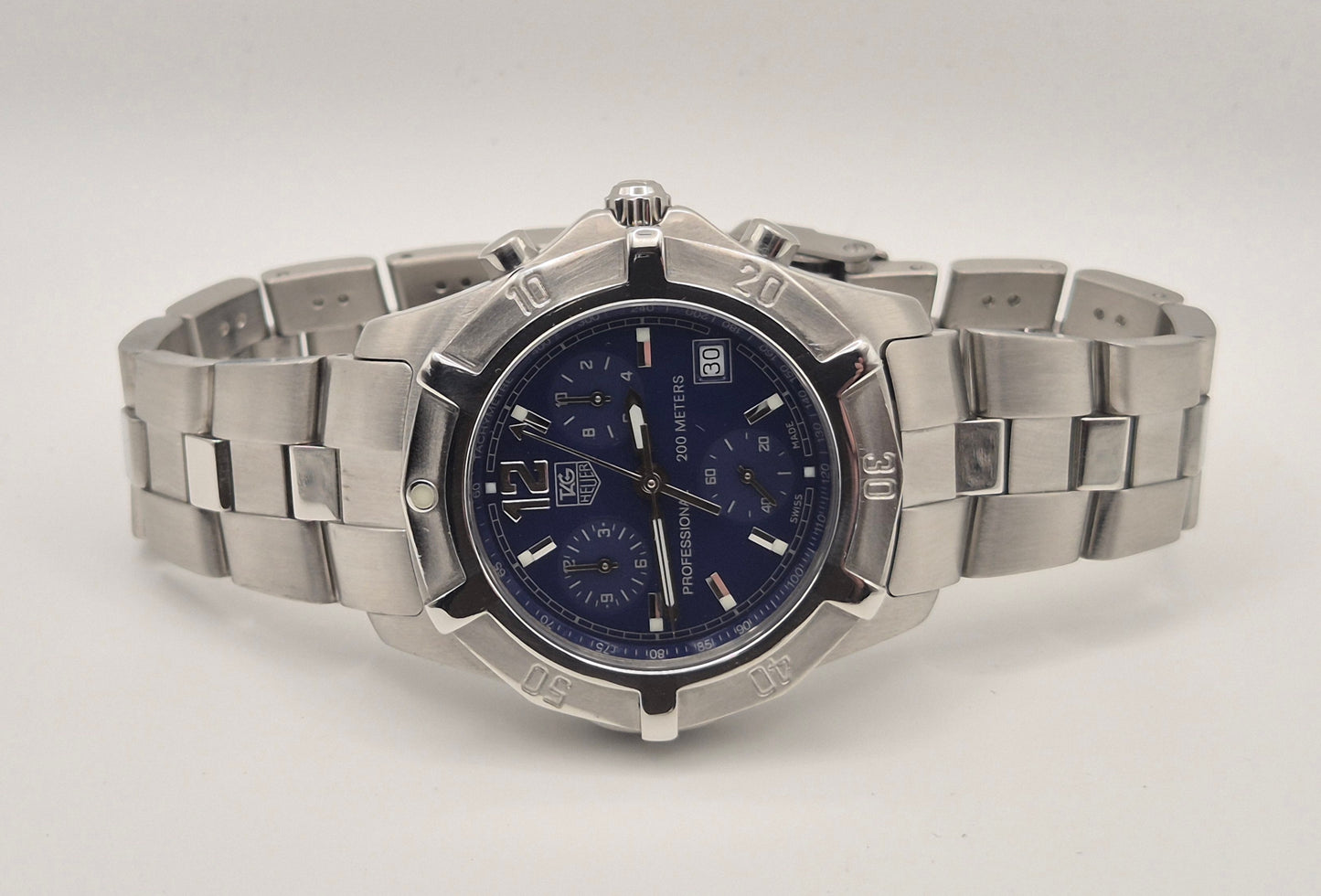 TAG Heuer CN1112 2000 Exclusive Chronograph 40mm Quartz watch Box & Papers 2004