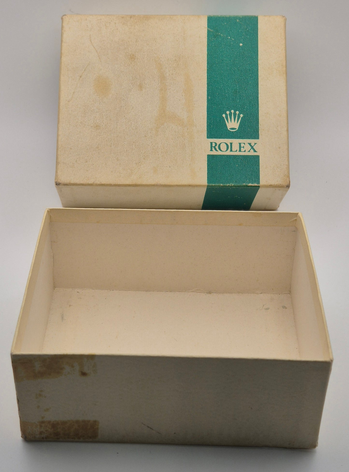 Rolex watch box Vintage "Coffin" shape & Manual circa 1974