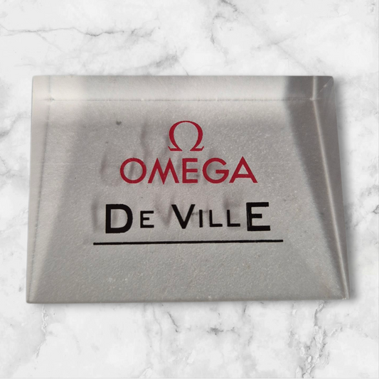 Omega De Ville Plaque Watch Window Display sign - USED