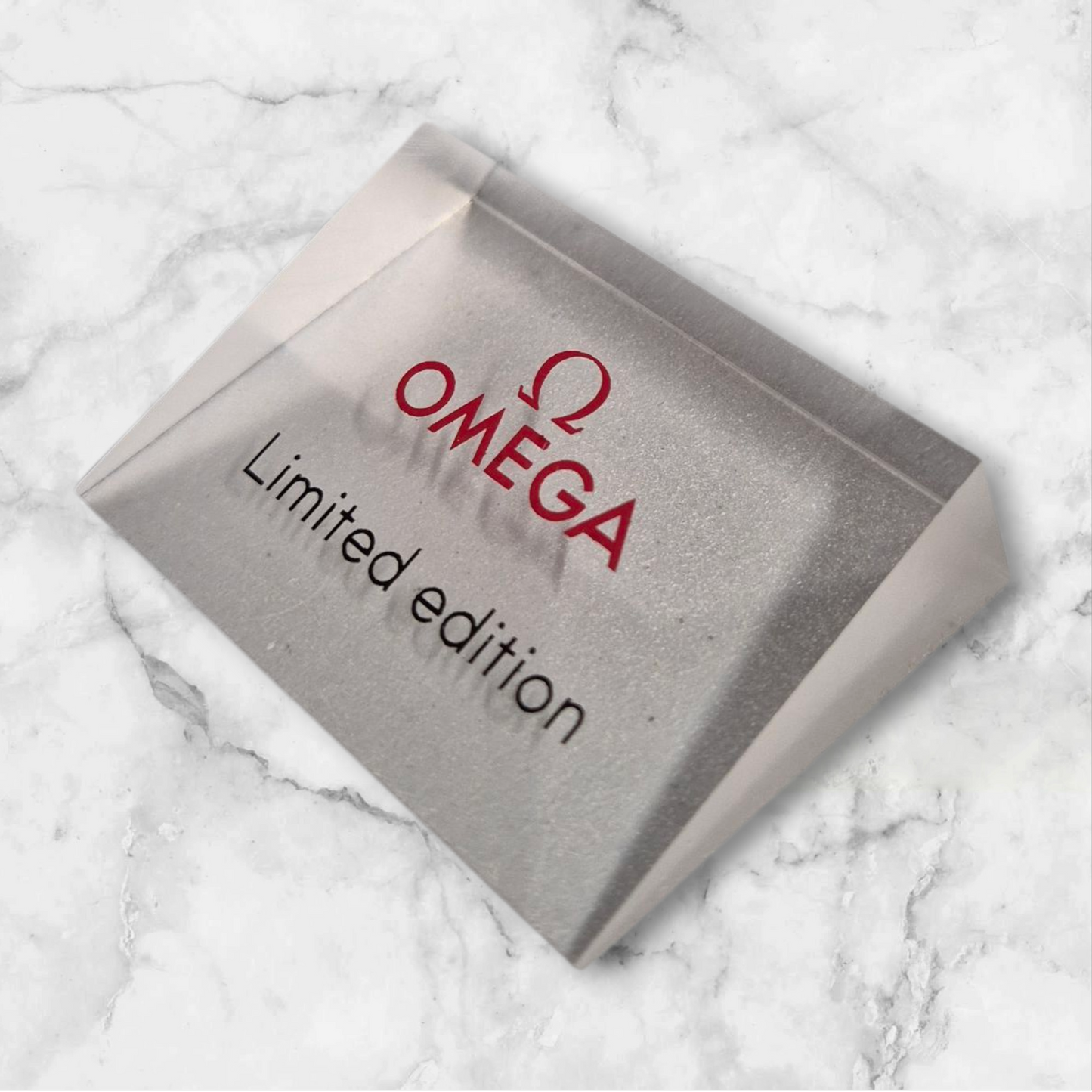 Omega Limited Edition Plaque Watch Window Display sign - USED