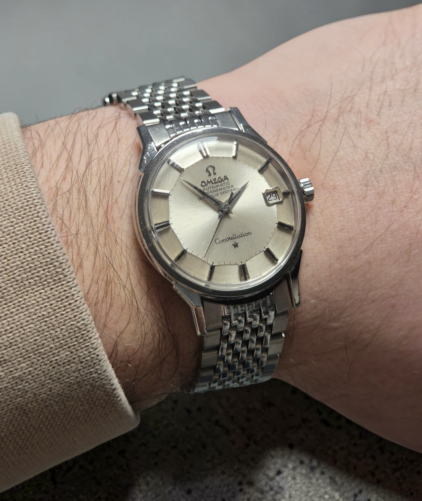 Omega Constellation 168.005 "Pie Pan" Dial 33.5mm Automatic chronometer