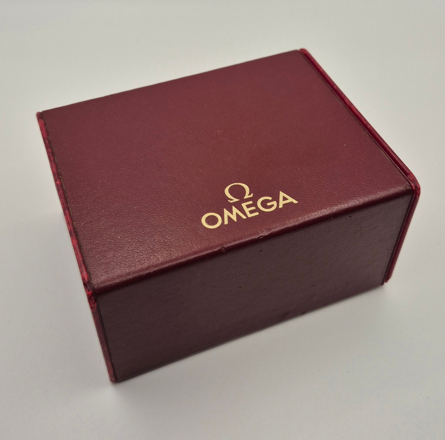 Vintage Omega watch box Dark red Omega watch box Circa 1970s-1980s