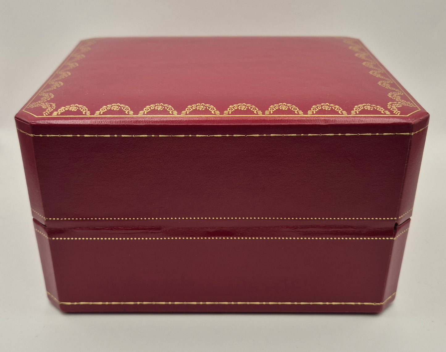 Cartier Watch box CO 1018 Red with gold lining Circa 2000s