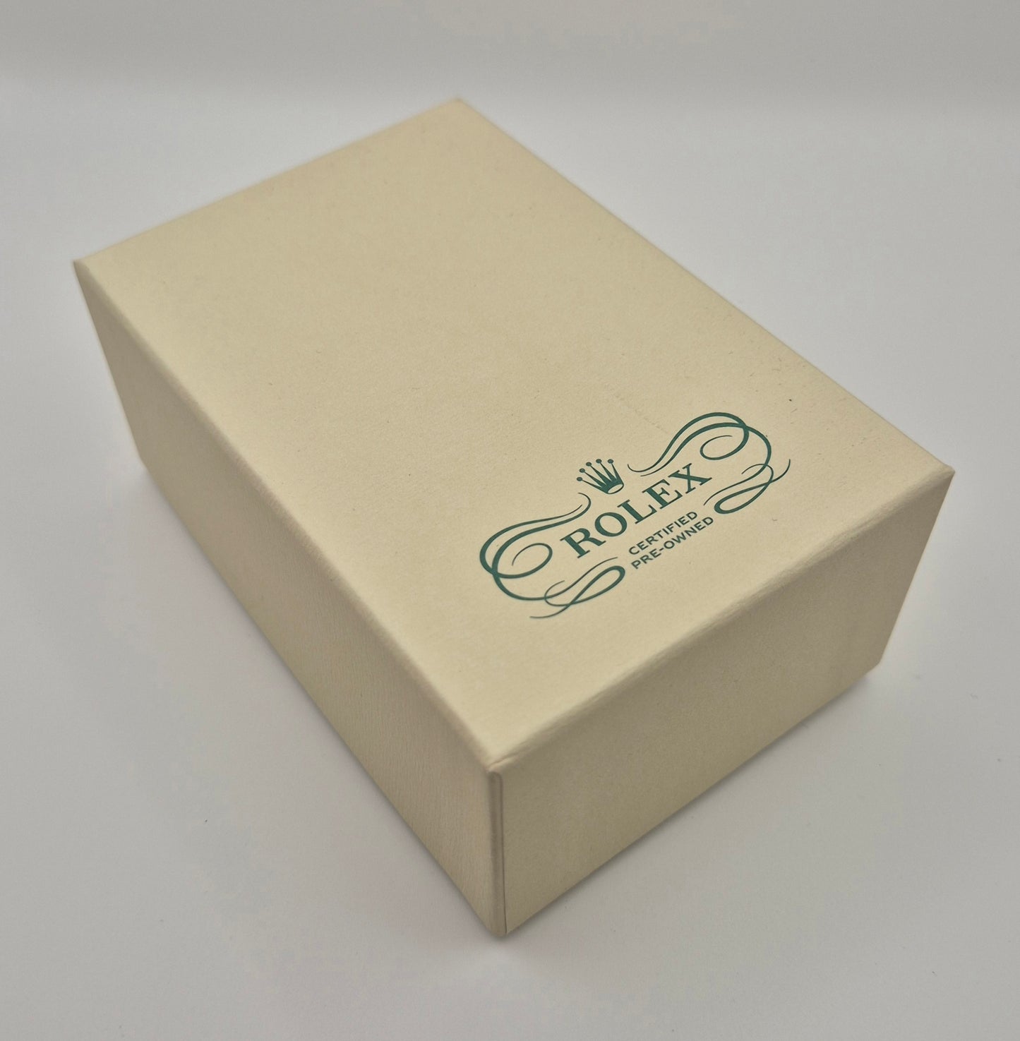 Rolex CPO Cream leather travel case with outer box, Cream Wallet & Swing tag circa 2022