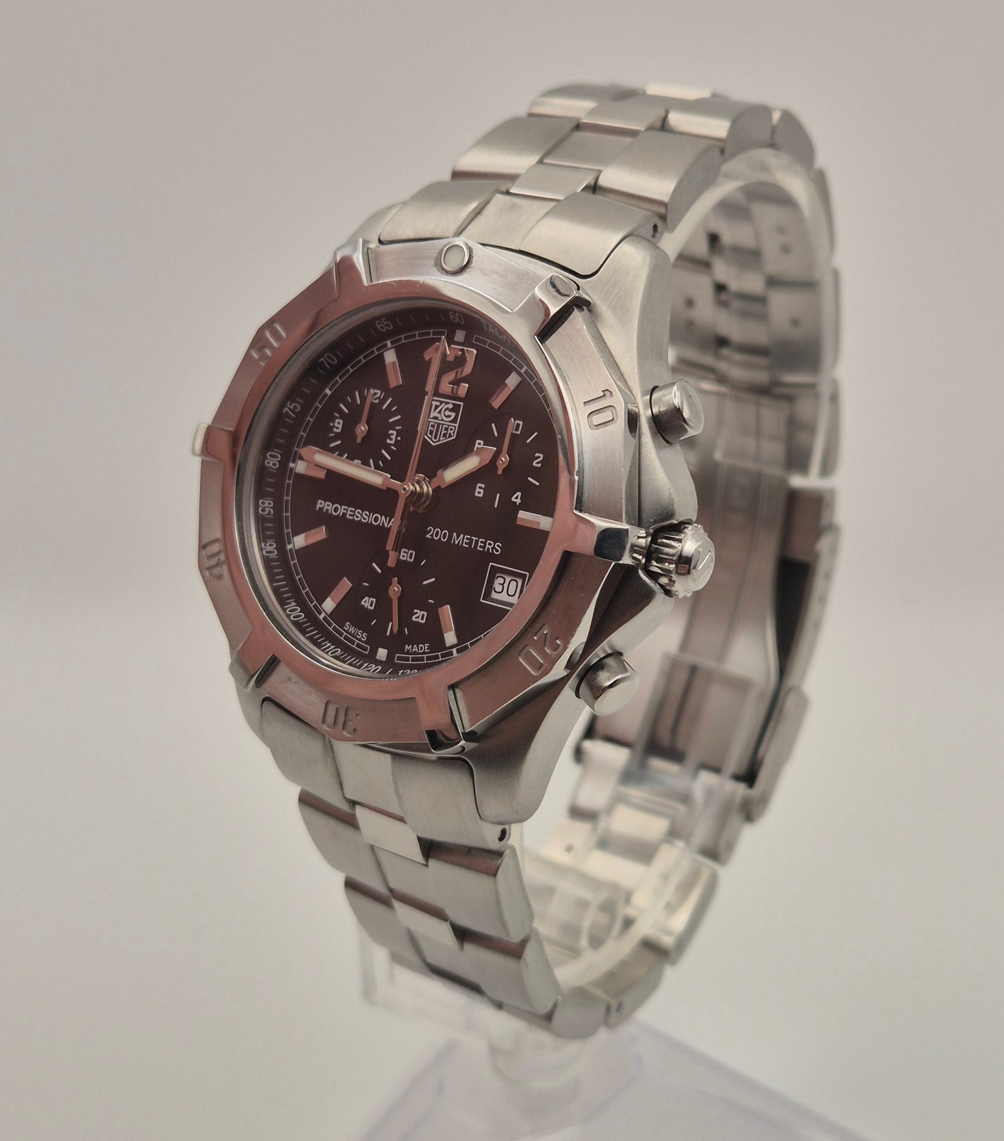 TAG Heuer CN1110 2000 Exclusive Chronograph 40mm Quartz watch Box & Papers