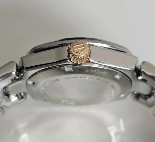 TAG Heuer Link WBC1350 Bi-colour 32mm Quartz 18ct Gold bezel & Mother of Pearl dial