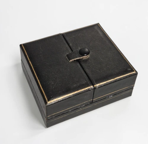 Vintage Watches of Switzerland black watch box circa 1980s