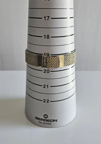 Girard Perregaux Manual wind watch Gold Plated Hexagonal case with integrated bracelet Circa 1980s