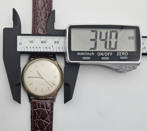 Omega De Ville 196.0201 34mm "Ghost" Dial Quartz cal. 1332 Circa 1985-89