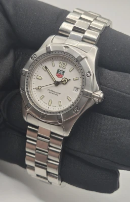 TAG Heuer Professional WK1211 White dial Box & Papers 2001