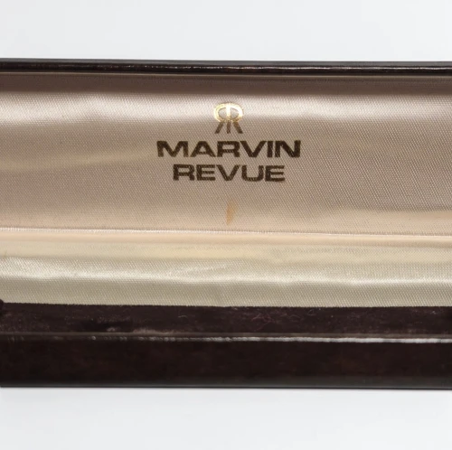 Vintage Marvin Revue 9.5" long watch box