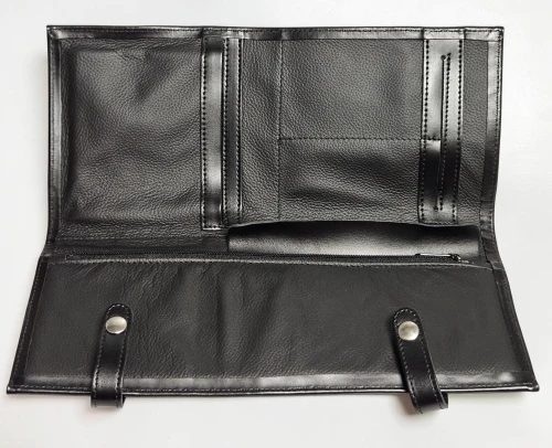 Bremont leather watch case / watch box with dust cover & blue outer box