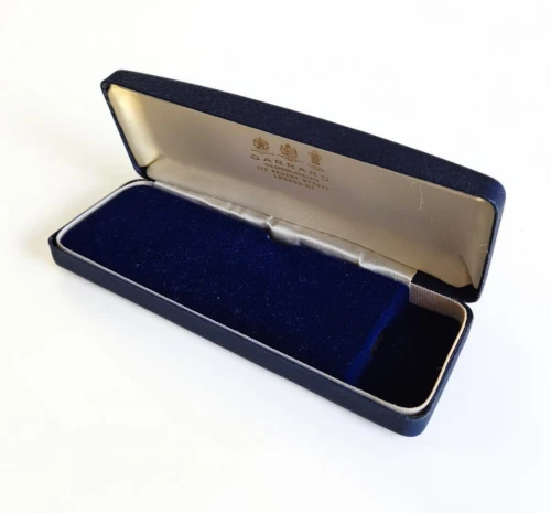 Vintage Garrard watch box Blue Regent street Circa 1970s-1990s