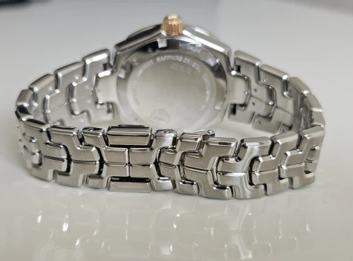 TAG Heuer Link WBC1350 Bi-colour 32mm Quartz 18ct Gold bezel & Mother of Pearl dial