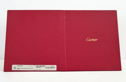 Cartier Instruction manual & guarantee papers PCWA0396 circa 2016