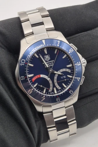 TAG Heuer Calibre S CAF7110 Regatta Blue dial Box & Papers 2014