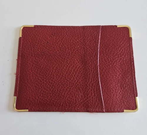 Rolex red leather wallet for paper work circa 1990s-2000s