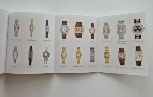 Cartier Instruction manual Circa 2000s PCWA0065 Baignoire, Santos, Tank, Divan, Himalin ect