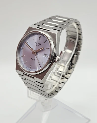 Tissot PRX T137210A S/Steel 35mm Ice blue dial Box & papers 2022