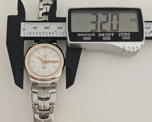 TAG Heuer Link WBC1350 Bi-colour 32mm Quartz 18ct Gold bezel & Mother of Pearl dial