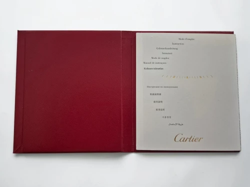 Cartier Instruction manual PCWA0396 Circa 2012 Santos, Panthere, Tank ect...