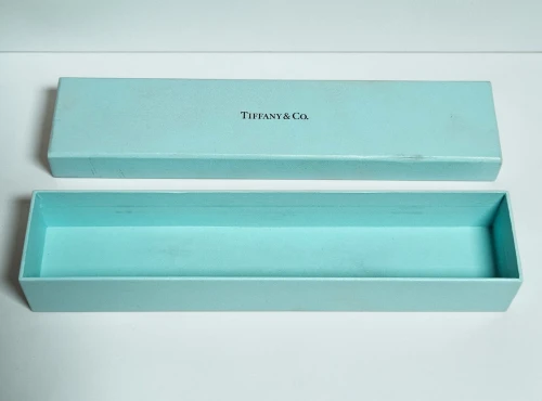 Tiffany & Co 8" Long bracelet box Dark blue