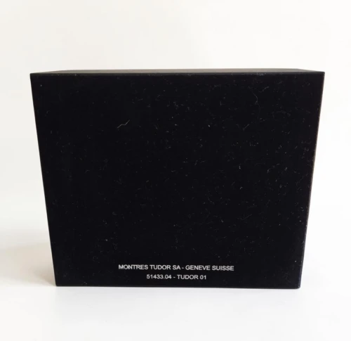 Tudor watch box Modern style black shield with outer box 51433.02