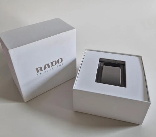 RADO White modern box with removable hard travel case Circa 2020+