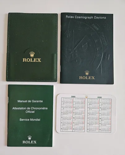Rolex Cosmograph Daytona Manual 2005 set 555.02 Eng - 7.2005