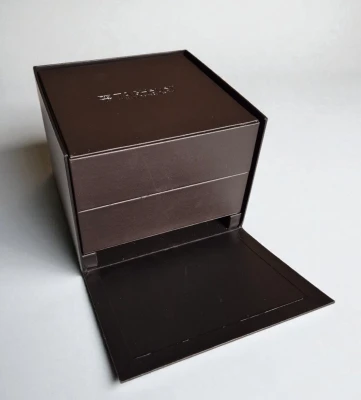 TAG Heuer watch box 2010-2016 Brown square with cream inner lining