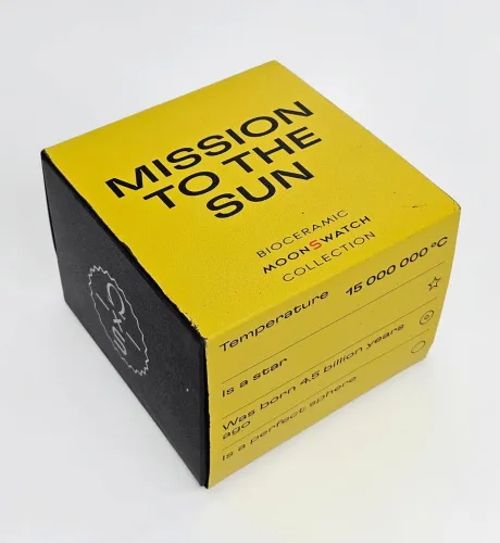 Omega X SWATCH Mission to the Sun Watch box only